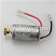 Wltoys A949 Parts-Main brush motor with copper gear,Wltoys A949 RC Car Parts ,Wltoys 1/18 rc Truck and rc racing car Replace Parts